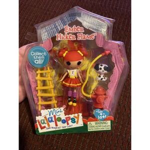 RETIRED MINI LALALOOPSY‎ EMBER FLICKER FLAME WITH ACCESSORIES AND ORIGINAL BOX